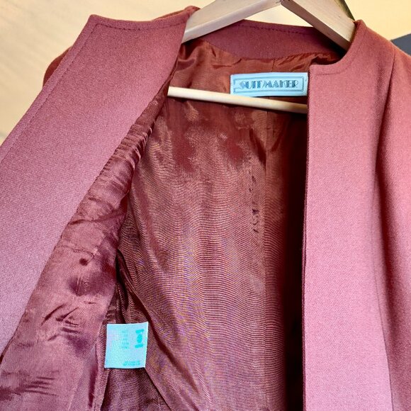 Vintage Rust Coloured Skirt Suit NWT - Picture 6 of 16